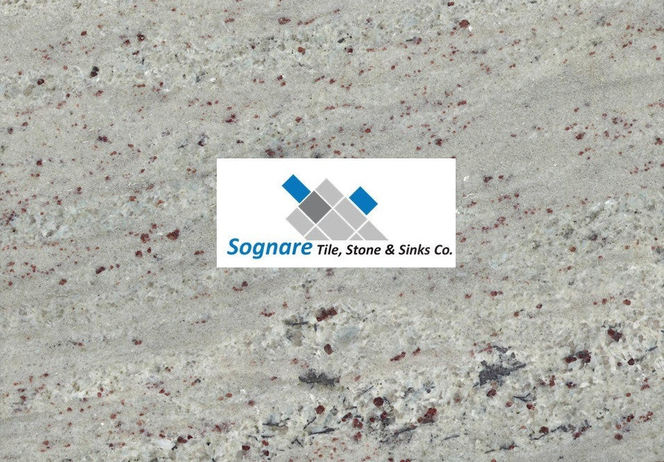 Kashmir White Granite Tile 18x18