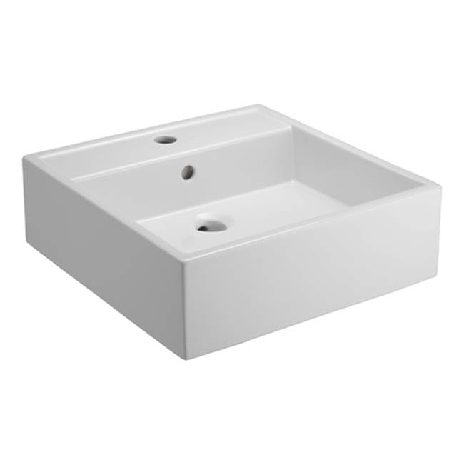 Barclay Nova Above Counter Basin,, 8''cc, Fire Clay