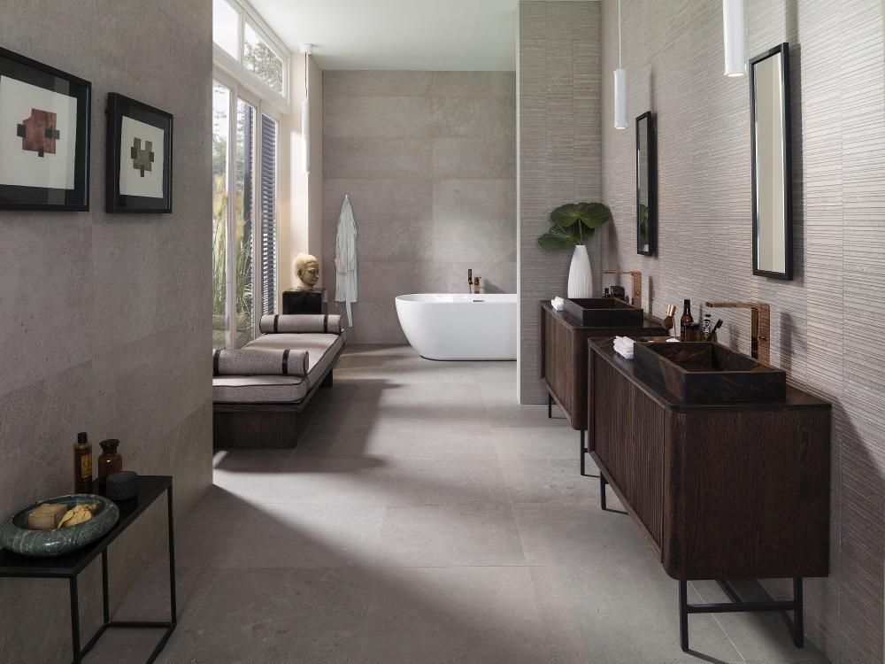 Porcelanosa Berna Acero 18'' x 47''