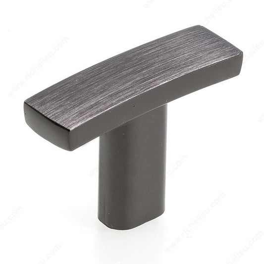 Richelieu Transitional Metal Knob - 650 Black Stainless Steel