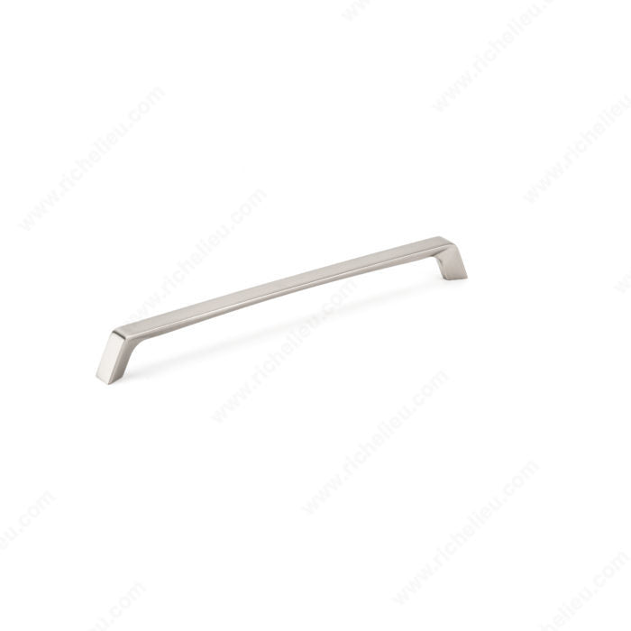 Richelieu 10-1/8'' Modern Metal Pull - 7348 Brushed Nickel 