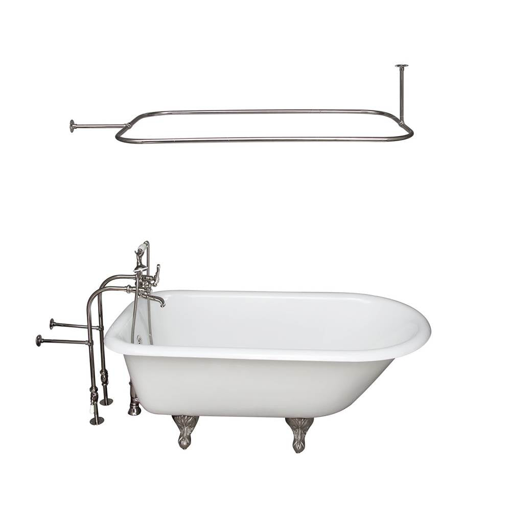 Barclay Tub Kit 67'' CI Roll Top,FillerShwrRd, Supplies, Drain