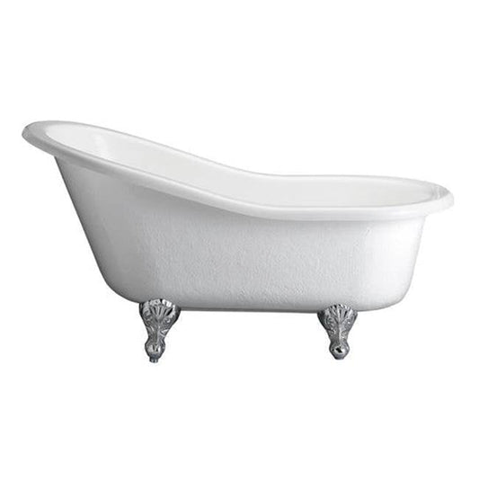 Barclay Imogene Acrylic Slipper Tub WH67'', No Holes