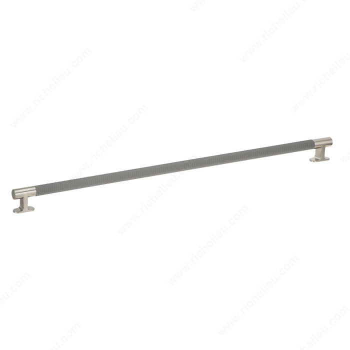 Richelieu 29-1/2'' Modern Metal Appliance Pull - 4565 Brushed Nickel - Ravello Gray 