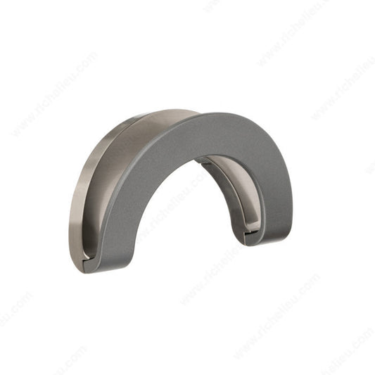 Richelieu 3-1/2'' Modern Metal Pull - 4083 Brushed Nickel - Ravello Gray 