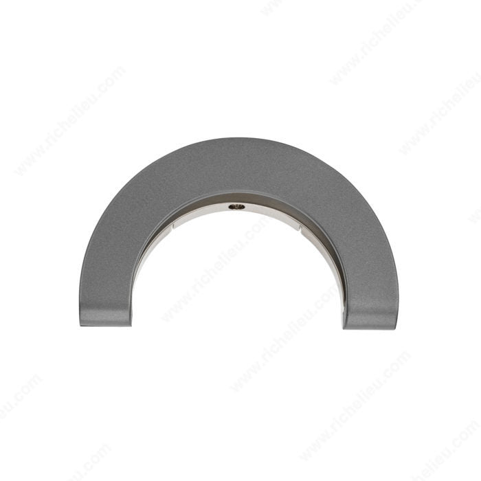 Richelieu 3-1/2'' Modern Metal Pull - 4083 Brushed Nickel - Ravello Gray 