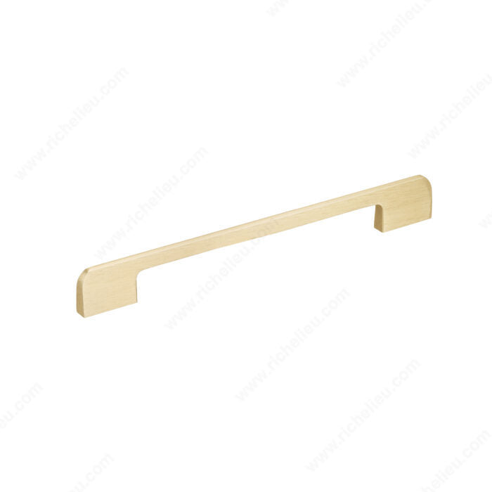 Richelieu 12-5/8'' Modern Aluminum Pulls - 8765 Satin Gold