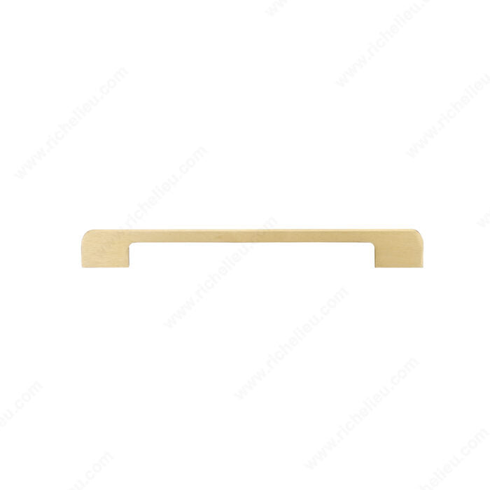 Richelieu 12-5/8'' Modern Aluminum Pulls - 8765 Satin Gold