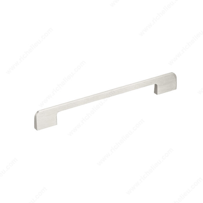 Richelieu 12-5/8'' Modern Aluminum Pull - 8765 Stainless Steel