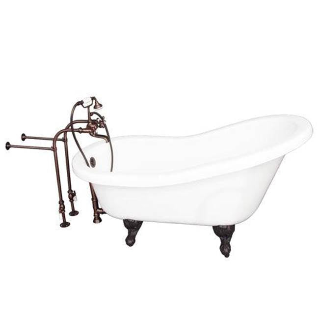 Barclay Tub Kit 67'' AC Slipper, TubFiller, Supplies, Drain