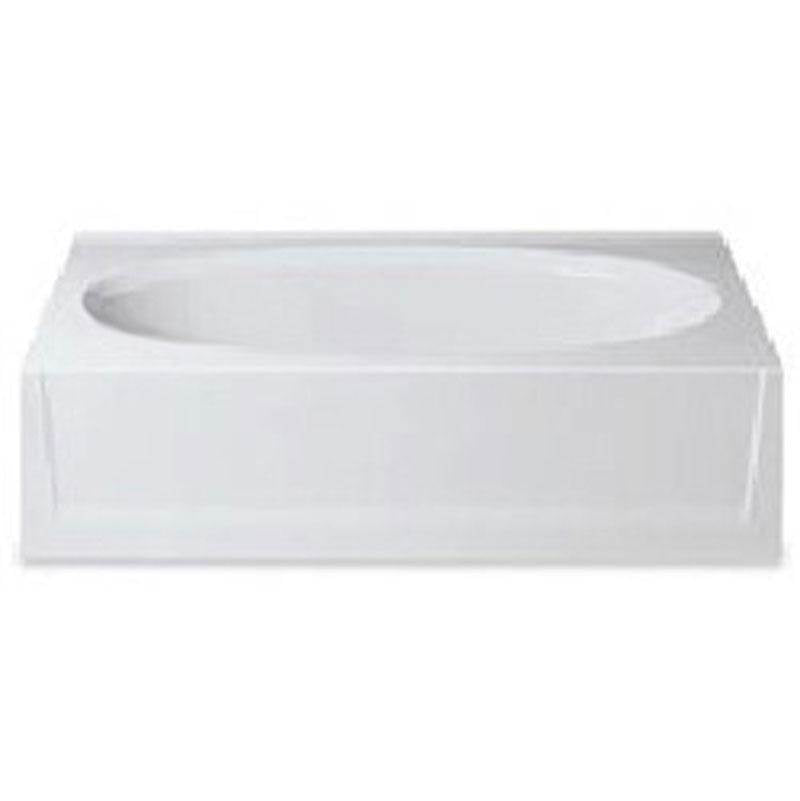 Aquatic 2603OSN Alcove Bathtub