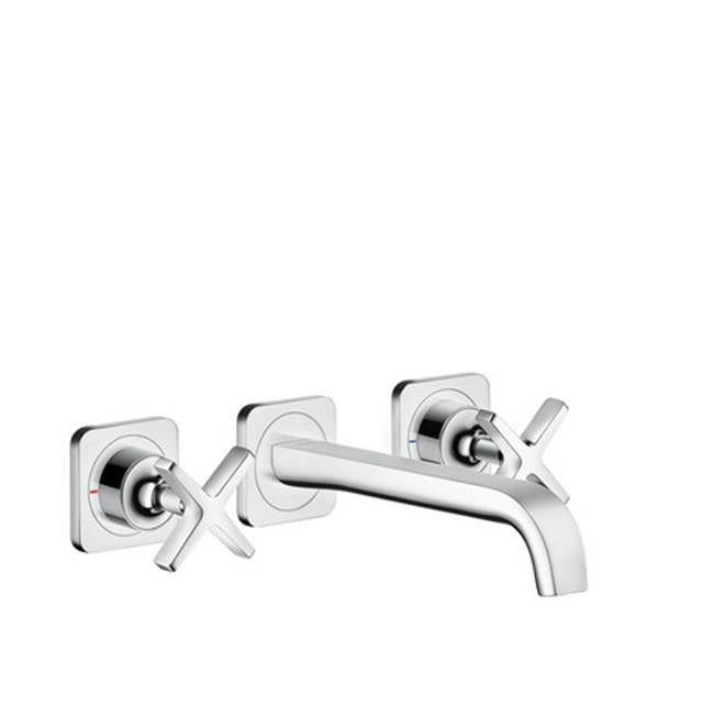 Axor Citterio E Wall-Mounted Widespread Faucet Trim, 1.2 GPM