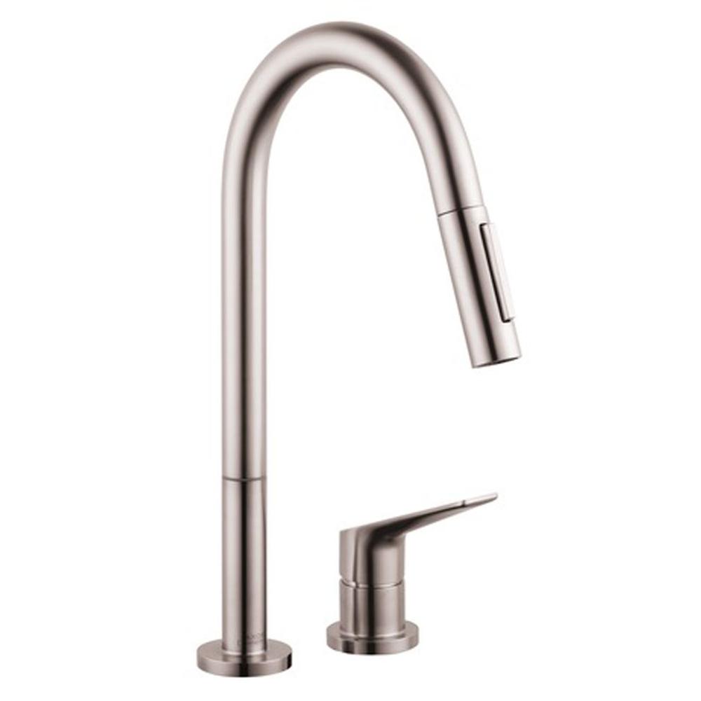 Axor Citterio M 2-Hole Single-Handle Kitchen Faucet 2-Spray Pull-Down, 1.75 GPM