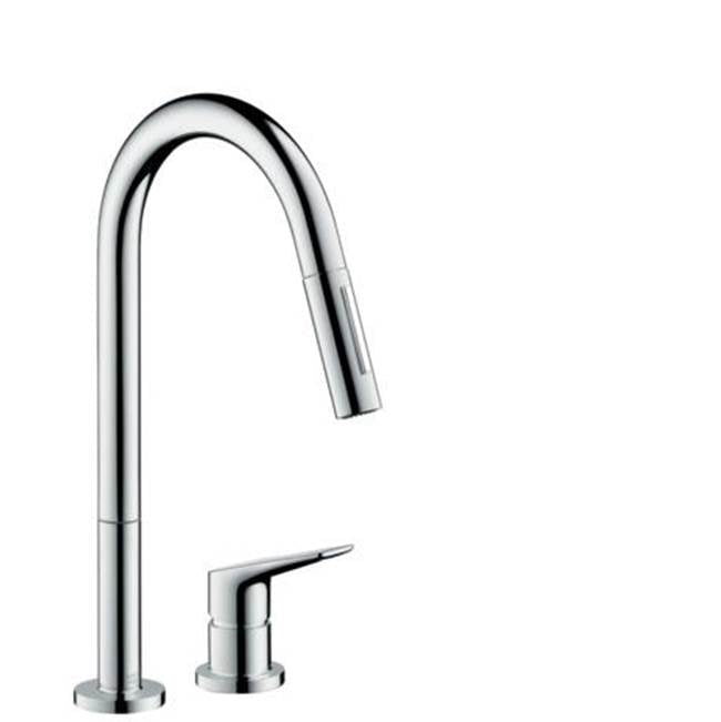 Axor Citterio M 2-Hole Single-Handle Kitchen Faucet 2-Spray Pull-Down, 1.75 GPM