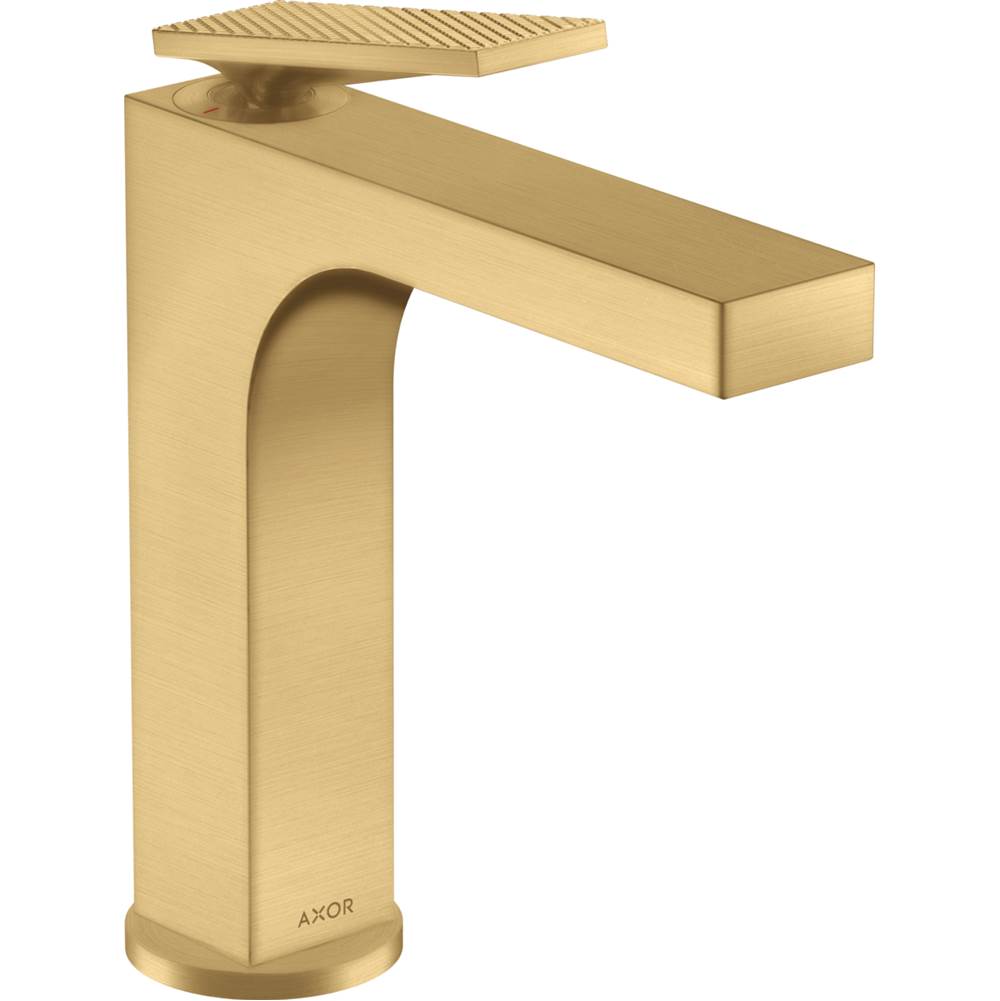 Axor Citterio Single-Hole Faucet 160 with Pop-Up Drain- Rhombic Cut, 1.2 GPM