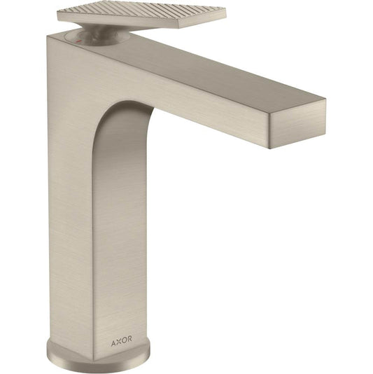 Axor Citterio Single-Hole Faucet 160 with Pop-Up Drain- Rhombic Cut, 1.2 GPM