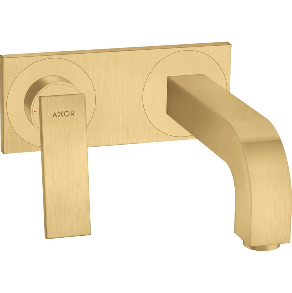 Axor Citterio Wall-Mounted Single-Handle Faucet Trim with Base Plate, 1.2 GPM