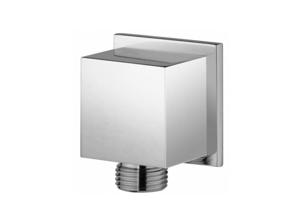 Porcelanosa  Square Wall Mounted Supply Elbow Chrome