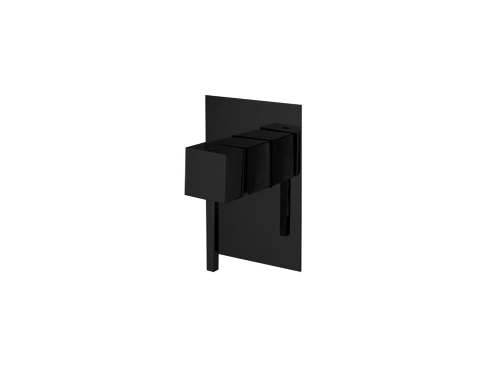 Porcelanosa Basin Mixer Square Black Trim 