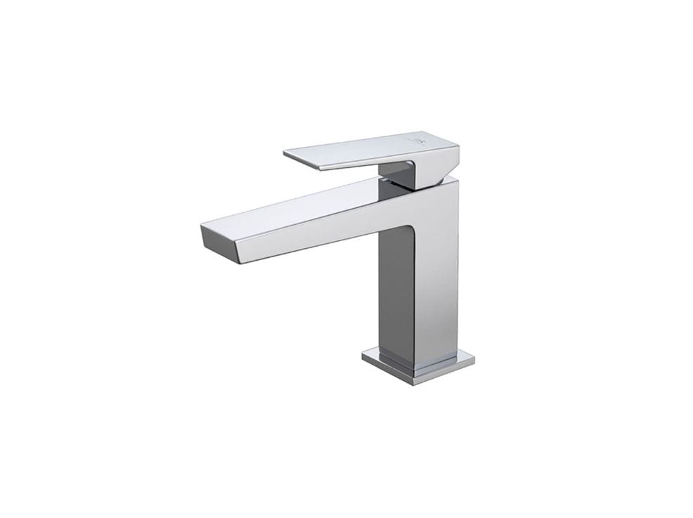 Porcelanosa Single Lever Square Silver Chrome Faucet