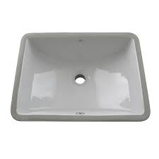 Porcelanosa Sotto Square 18'' x 14''Undermount Sink White