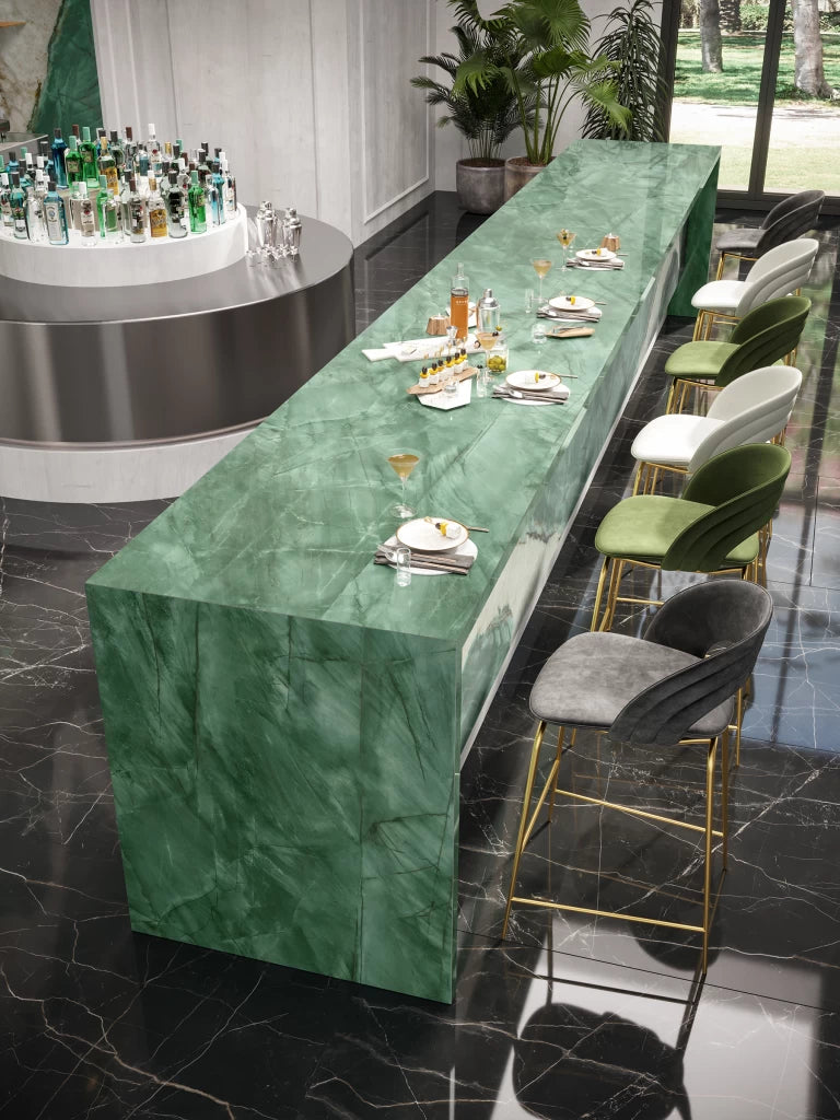 Exotic Wave Polished 63" x 127" Porcelain Slabs