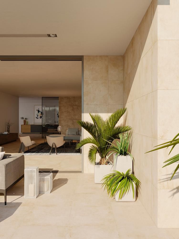 Porcelanosa Baltimore Beige 24'' x 24'' 