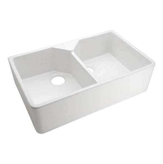 Barclay Jolie 31.5'' Double Bowl FarmerSink, One-Hole