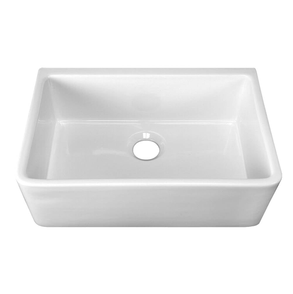 Barclay Delia 30'' Farmer SinkCenter Drain, WH