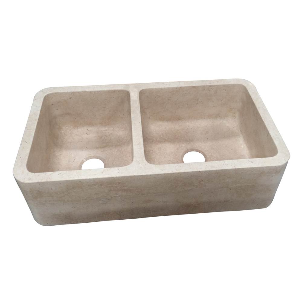 Barclay Dryden 33'' Offset Double BowlFarmer Sink, MPGA