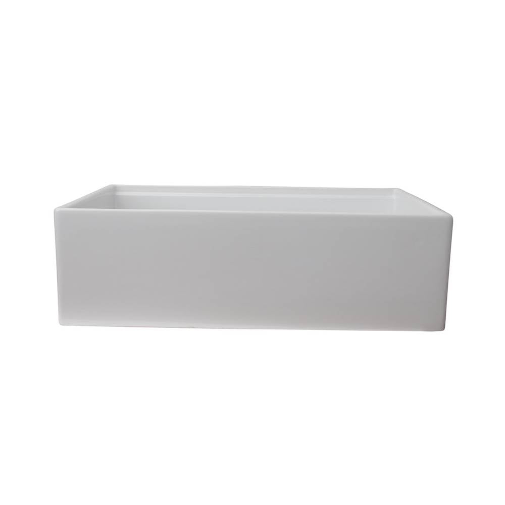 Barclay Crofton 33''  Single Bowl Sinkw/Ledge,Plain Front