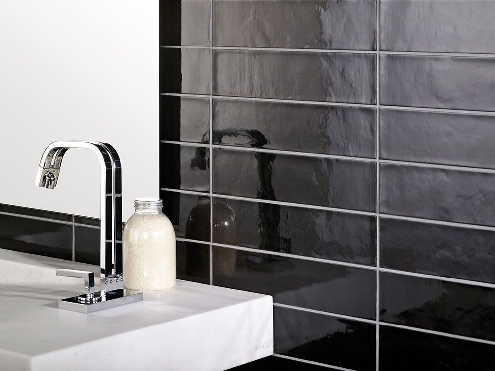 Porcelanosa Medite. Calpe Black 3x12