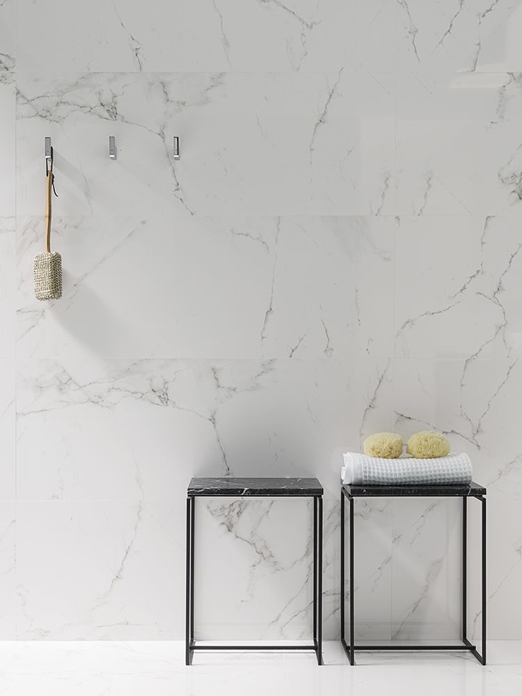 Porcelanosa Marmol Carrara Blanco 12x24 