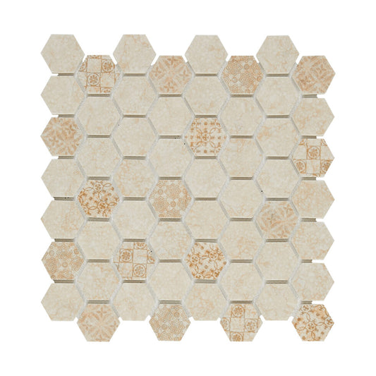 Style Access Travertine 1.5'' Hexagon 