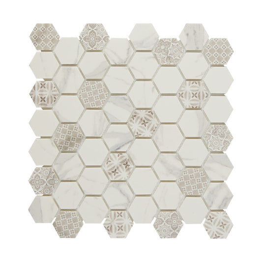 Style Access Artisan Carrara 1.5'' Hexagon 