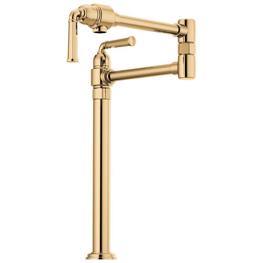 rizo Rook: Deck Mount Pot Filler - Polished Gold