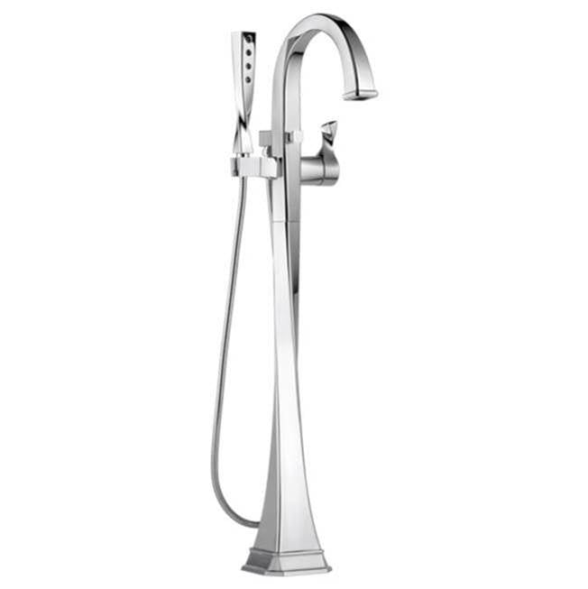 Brizo Virage: Single Hole Free Standing Tub Filler Chrome