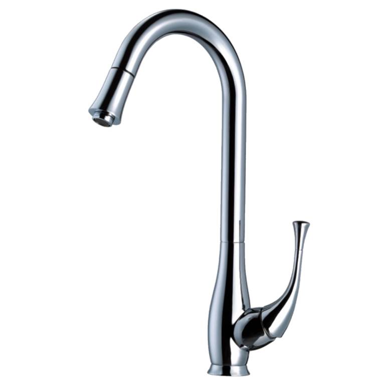 Dawn AB50 3084C Single Lever Pull Out Kitchen Faucet – Sognare Tile ...