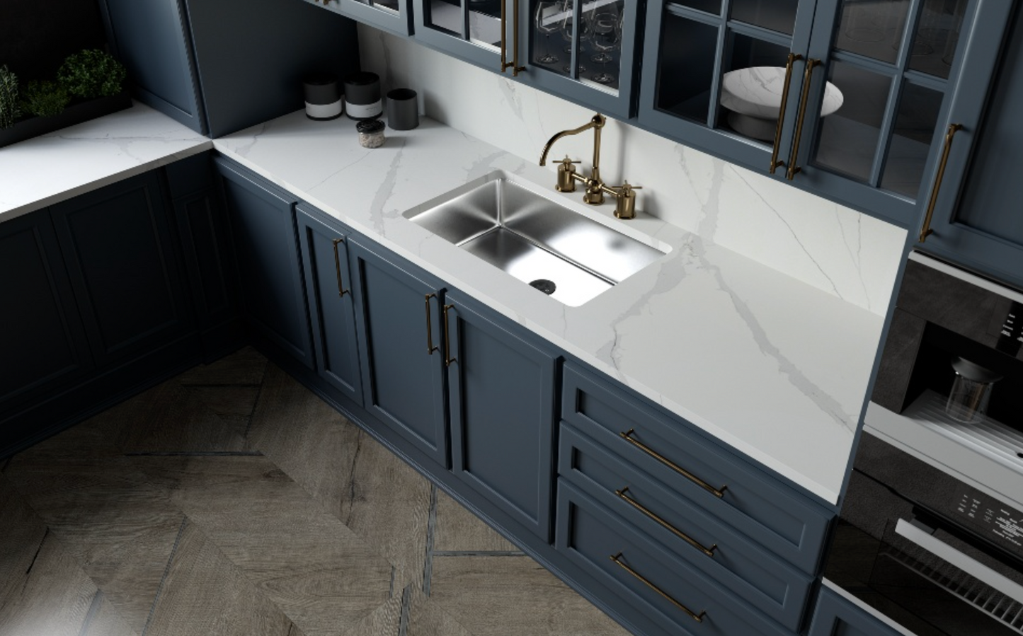 LX Hausys Viatera CALACATTA PLATA Quartz Countertop (Call for special pricing)