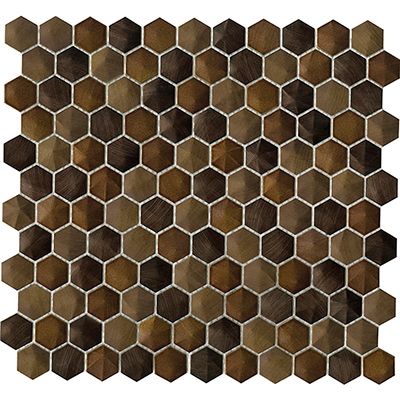 Porcelanosa Colors Aluminium Chocolate 12x12