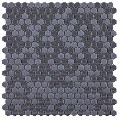 Porcelanosa Glaze Mini Hexagon Grey 12x11 (please call for special pri ...