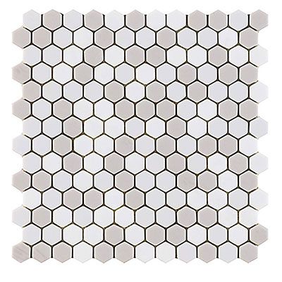 Porcelanosa Glaze Hexagon Beiges Matt 12x12