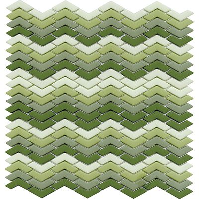 Porcelanosa Glaze Wave Green 11x12