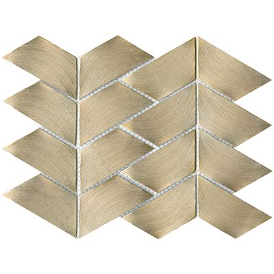 Porcelanosa Gravity Aluminium Trace Gold 10x13