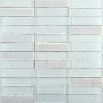 Tile Illumina Mosaic Blend Glass & Stone