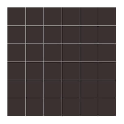 Porcelanosa Town Black Polished Mosaic 12x12